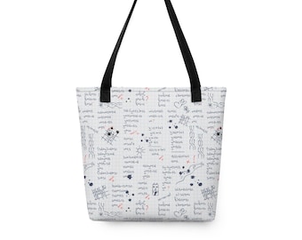 Regalo divertido para profesores de matemáticas: bolso de mano para estudiantes de matemáticas. Agradecimiento a los profesores de matemáticas.