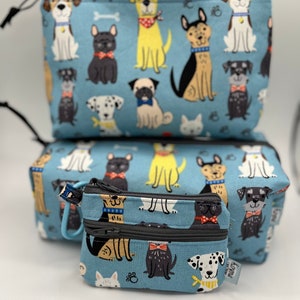 Dogs - XS & Medium Square Toiletry Bag