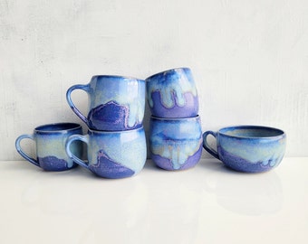 Tassen und Becher aus Universum Serie, Handgefertigte Einzigartige Keramik Tasse