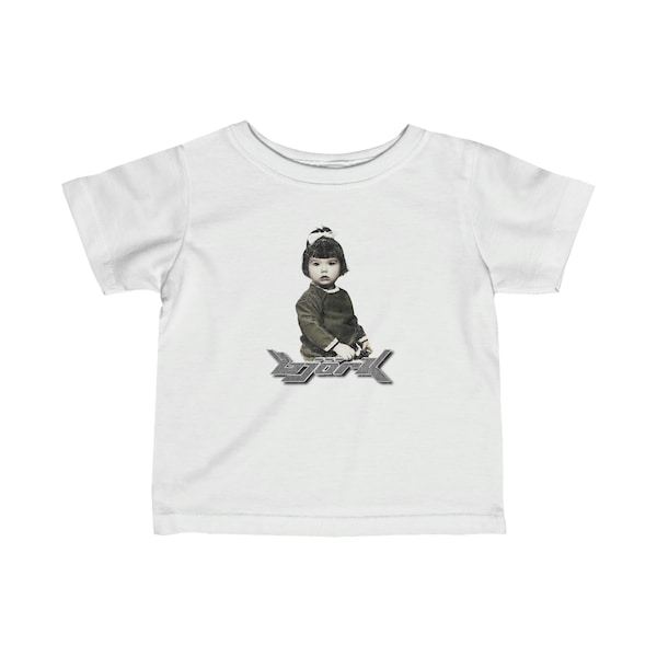 Baby Bjork Baby Shirt - Funny Baby Shower Gift - Vintage Band Graphic Baby Clothes