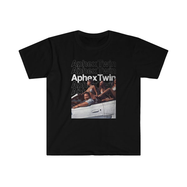 Aphex Twin Graphic Shirt in the Vintage 90s Windowlicker Album Cover Art - Unisex Band Graphic T-Shirt