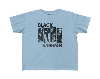 Black Sabbath Shirt in the Black Flag Logo Vintage Graphic - Kid's Fine Jersey Tee