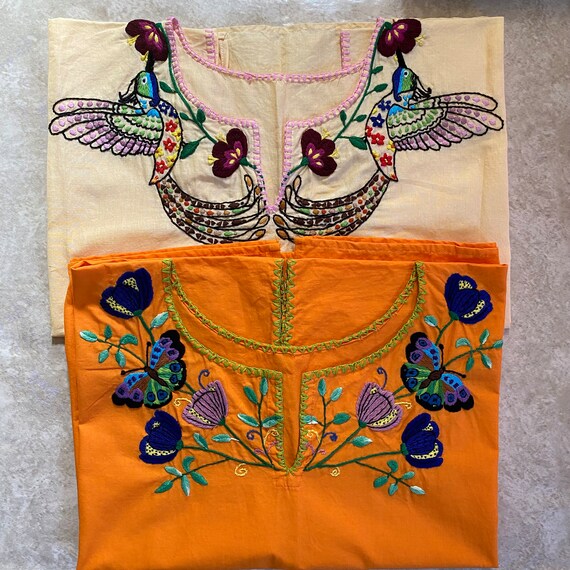 Handmade Embroidered Blouse 100 Cotton Etsy