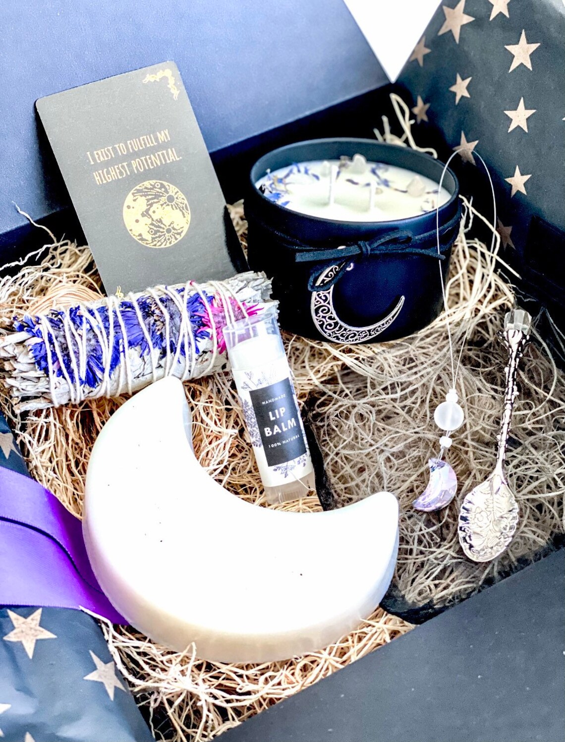 Moon Gift Box Moon gift box Moon gift set Witchy Gift Etsy
