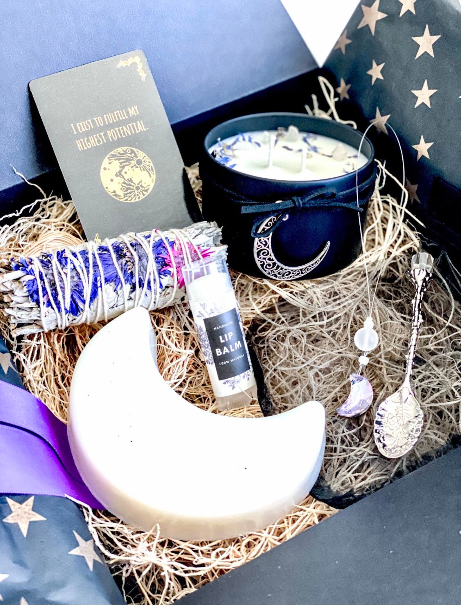 Moon Gift Box Moon gift box Moon gift set Witchy Gift Etsy