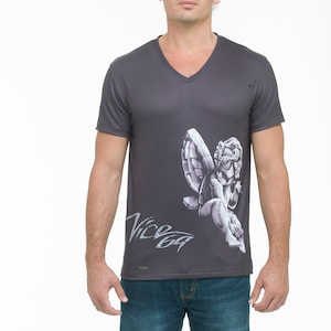 Vicey B&W VICE69 by Erni Vales of EVLworld Fitted Tshirt