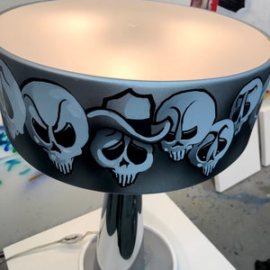Graffiti Scully Lamp Handpainted by Erni Vales by EVLworld