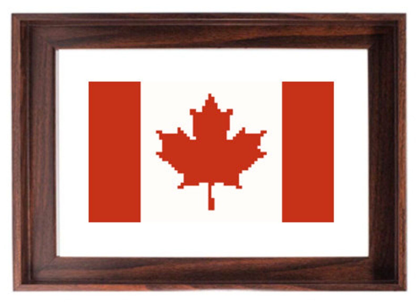 Canadian Flag Cross Stitch Etsy