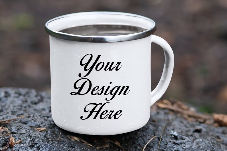 Download Digital Enamel Mug Mockup Bundle Campfire Mug Mockup Camp Mug | Etsy