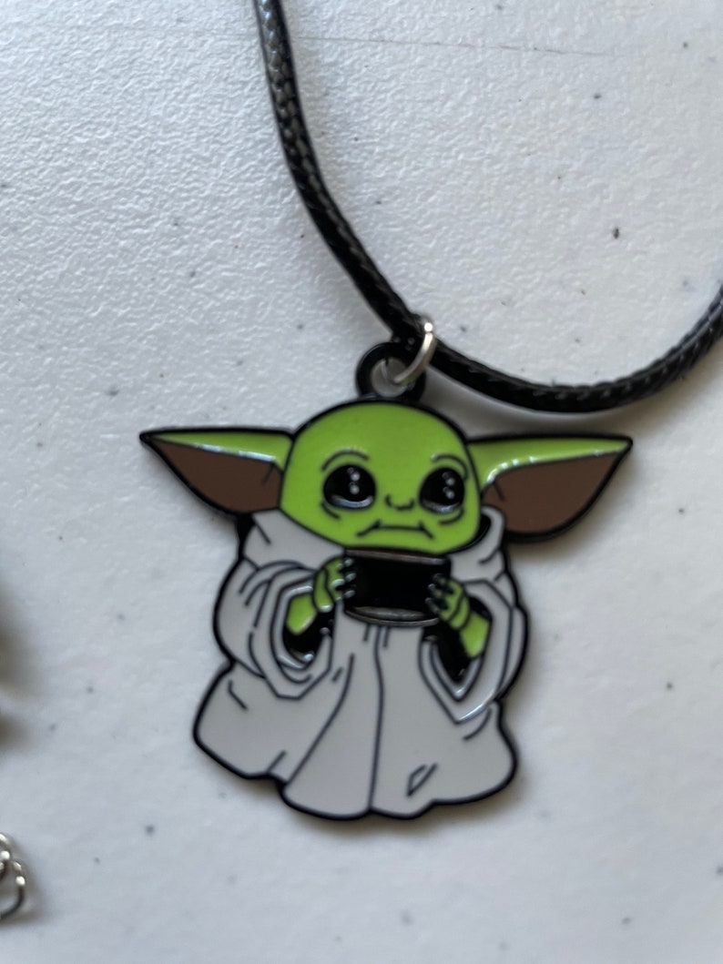 Baby Yoda necklace