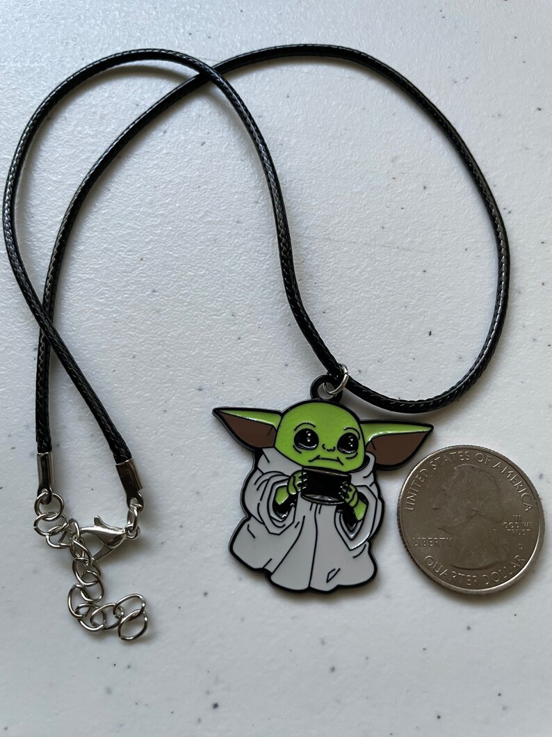 Baby Yoda necklace