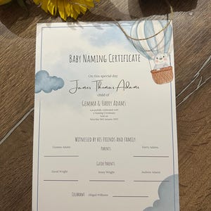 Gids voor oudercertificaat en naamdagcertificaat