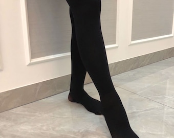 Black Opaque High Waist Shaping Tight, Soft, Durable and Stretchy.