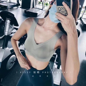 Grey Wireless and seamless push up Bra and panty set. Best bra for daily wear, sport and maternity bra purpose. image 7