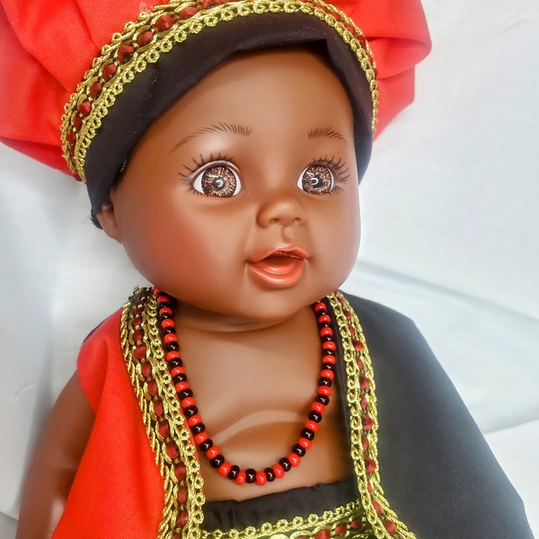 12 inch Elegua doll, Orisha doll, Muñeca, Altar decoration