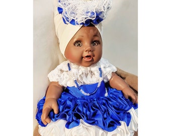 12 inch Yemaya doll, Orisha doll, Altar decoration