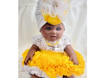 12 inch Oshun doll, Orisha doll, Altar decoration