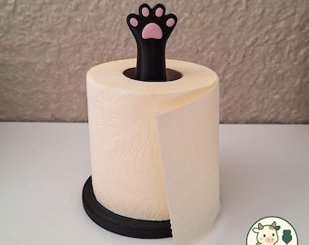 Peek-a-Paw Cat Toilet Paper Holder