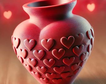 Herz Vase! Ewige Liebe in diesem wunderlichen Design!