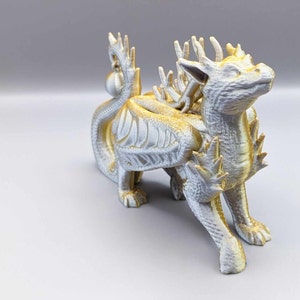 Mystical Reindeer Dragon Figurine or Ornament for your Holiday Decor!!