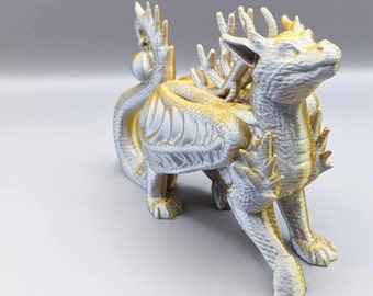 Mystical Reindeer Dragon Figurine or Ornament for your Holiday Decor!!