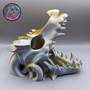 The Dragon Skull Dice Rolling Tower by Kekreations is an exceptional and intricately designed gaming accessory!!