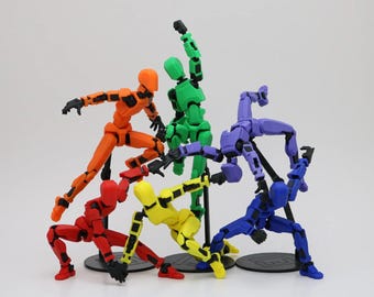 ¡Dummy 13! ¡Tu kit de figuras de acción articuladas y multiposables! ¡Diversión para todos los inquietos y con TDAH!