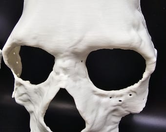 Masque fantôme fait main : crâne COD MW2, masque PLA portable