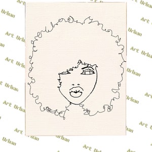 Beauty Pre Sketched Canvas, Pre Drawn Canvas for Painting, Sip and Paint Canvas, Art Kits, Paint Party Canvas, Art Activity