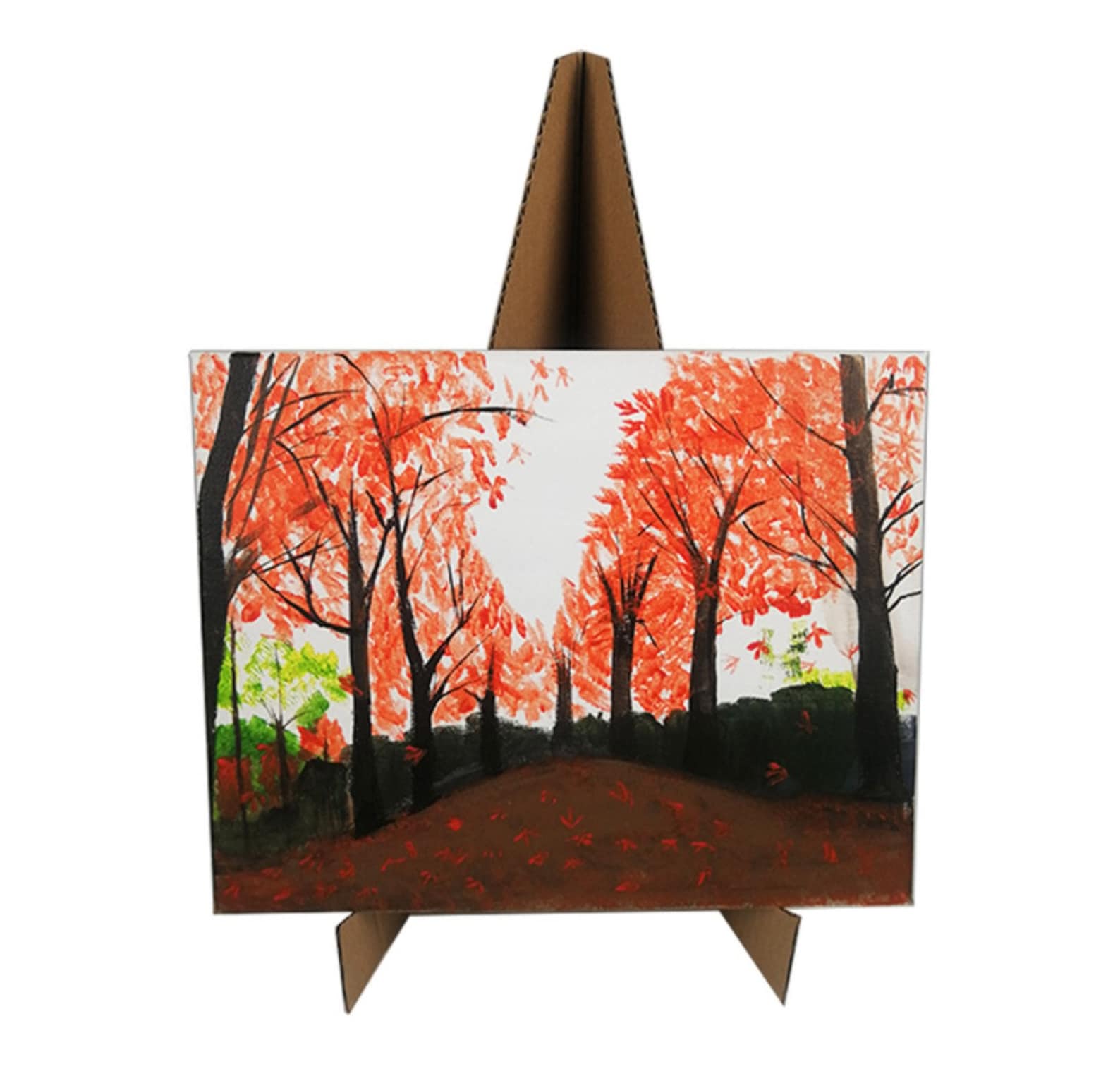 Cardboard Easel for Painting Cardboard Stand Etsy
