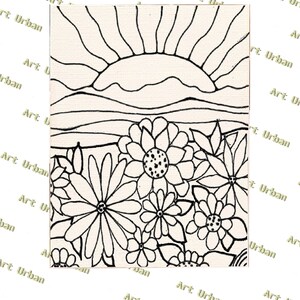 Paint Party SET OF 25 Paint Kits, Birthday Activity, Art Activity, Pre Drawn Canvas for Painting, Sip and Paint Canvas, Canvas Art Kits