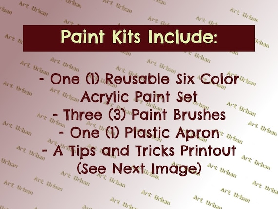 Paint Your Selfie Art Kit, Paint Kit, Paint Yourself, Paint and Sip, Paint  Party, Pre-drawn Sketch, Custom, Coloring, Holiday Fun, Birthday 