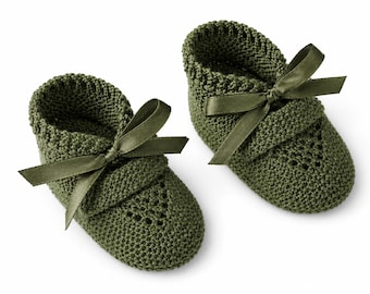 Vintage Baby Booties Crochet Pattern, Heirloom Shoes PDF, 3-6 Months (Digital Download)