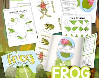 Printable Work Book: Frog Life Cycle - Engage and Educate Children on Life Cycles