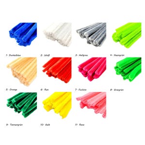 Pipe cleaners 20pcs. 6mm x 30cm