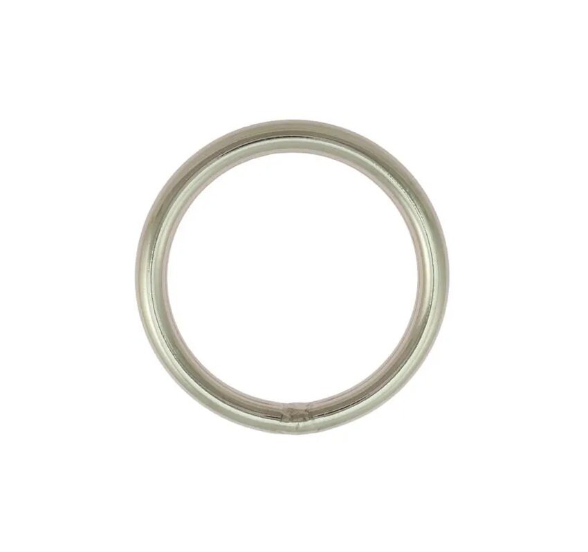 Unique Bargains Stainless Steel O Rings, Multi-Purpose Metal Welded O-Rings Round Ring - Silver Tone - 90x5mm, 5pcs