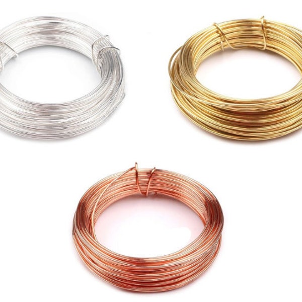 Wire copper 10 m, 0.18 - 0.3 - 0.5 - 0.8 - 1 mm