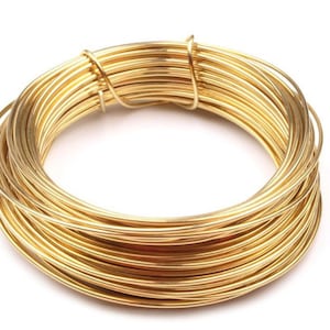 Fil de cuivre 10 m, 0,18 0,3 0,5 0,8 1 mm Gold