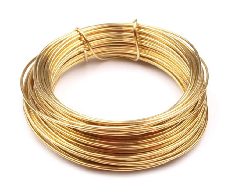 Fil de cuivre 10 m, 0,18 0,3 0,5 0,8 1 mm Gold