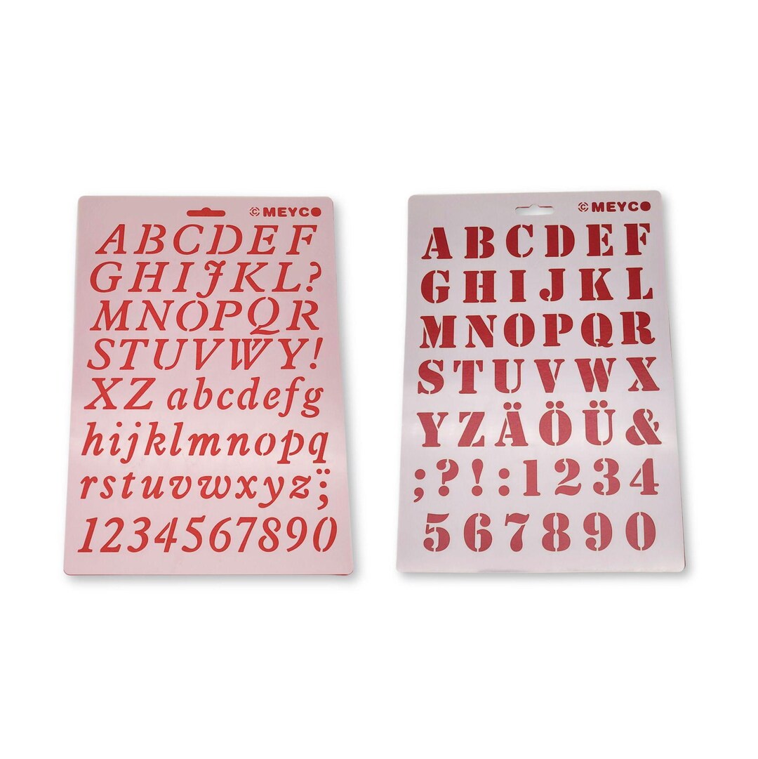 ABC Stencil - Etsy