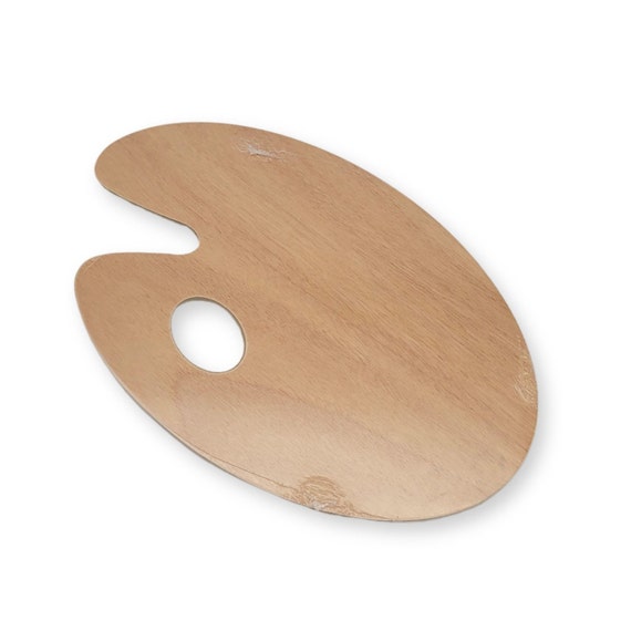 Palette En Bois Ovale 20 X 30 Cm - Planche à Découper Ou Présentation - Bois Naturel