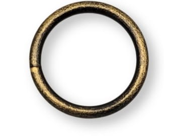 O-ring metal round ring 20,26,30 mm old brass