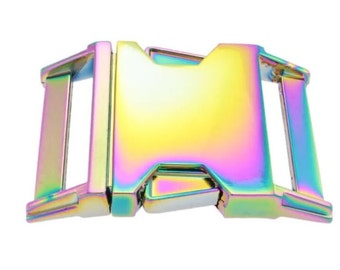 Buckle 17,20,25,30 mm metal rainbow