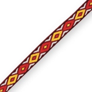 Webband 13mm Indiana Muster 3 Borte - 1m / 5m / 10m