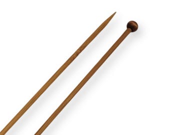 Knitting needles size 3 - 3.5 - 4 - 4.5 - 5 bamboo 40 cm