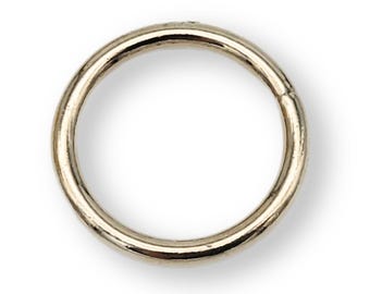O-ring metal round ring 20,26,30 mm silver