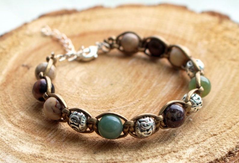 Jasper grey 8 mm 8pcs mineral beads