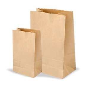 Paper bag kraft paper 24pcs.