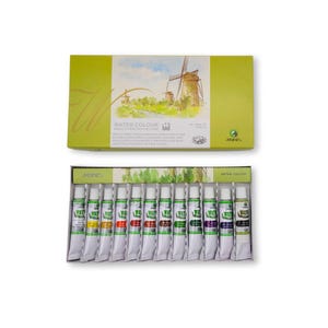 Watercolor paints, watercolor paint set Marie’s 12 x 12.0 ml