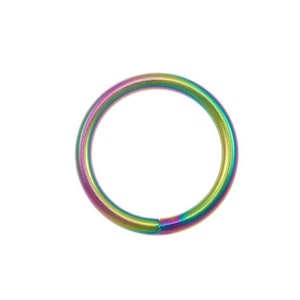 O-ring 2 pcs. 20,25,30 mm Rainbow round ring metal